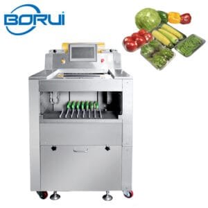 Fruit vegetables cling film wrapping machine