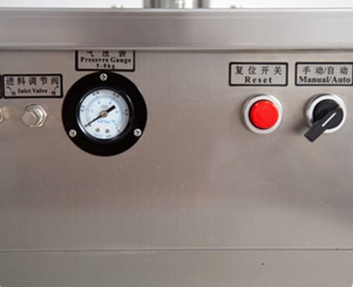 liquid cream filling machine control panel