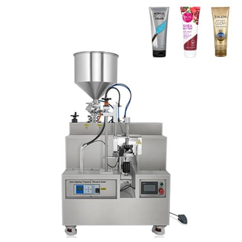 Semi automatic tube filling and sealing machine