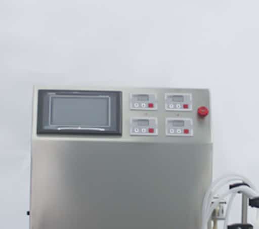 Peristaltic pump filling machine touch screen