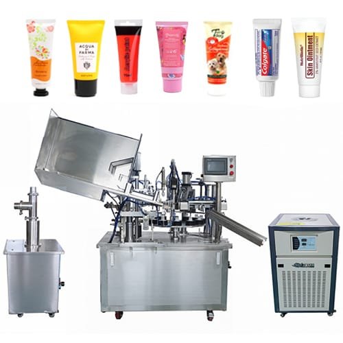 hot air tube filling sealing machine