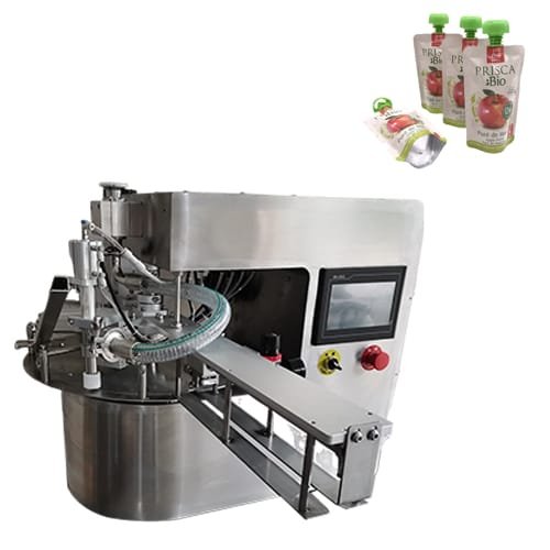 Spout pouch filling machine